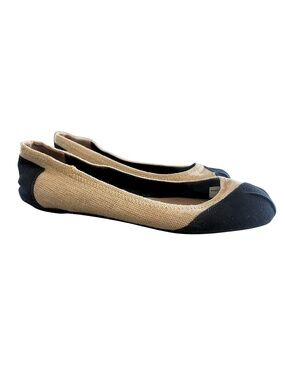 TOMS Shoes Toms Burlap Alessandra Burlap/Canvas Ballet Flats Size 7